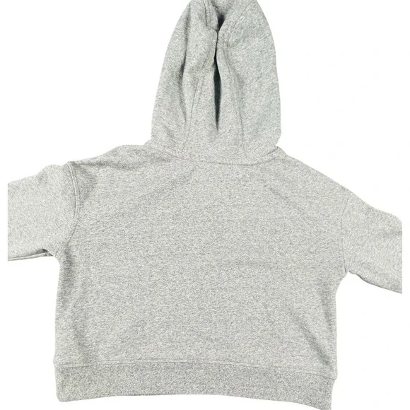 Calvin Klein Performance Hoodie Gray Logo Lightly Cropped Pullover Womens XS Fun - Picture 4 of 7